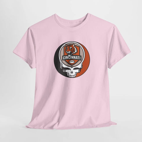 Grateful Dead - Cincinnati Bengals Stealie Unisex T-Shirt - NFL - StealieShop